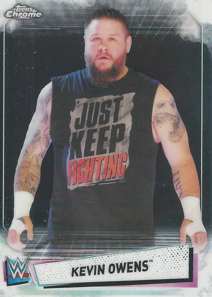 WWE Topps Chrome 2021 Kevin Owens #58
