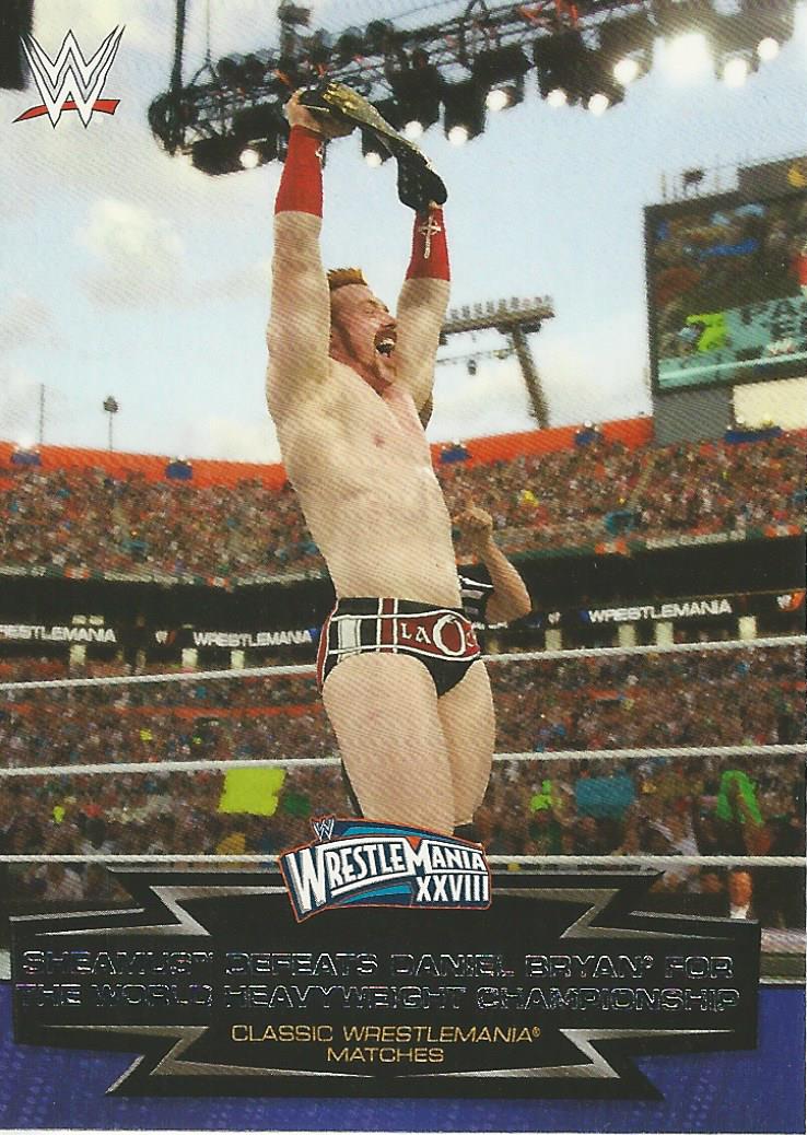 WWE Topps Road to Wrestlemania 2015 Sheamus 28 of 30 trading card PW Catalog