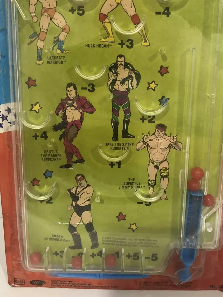 WWF Pinball Ultimate Warrior & Hulk Hogan 1991 PWcatalog