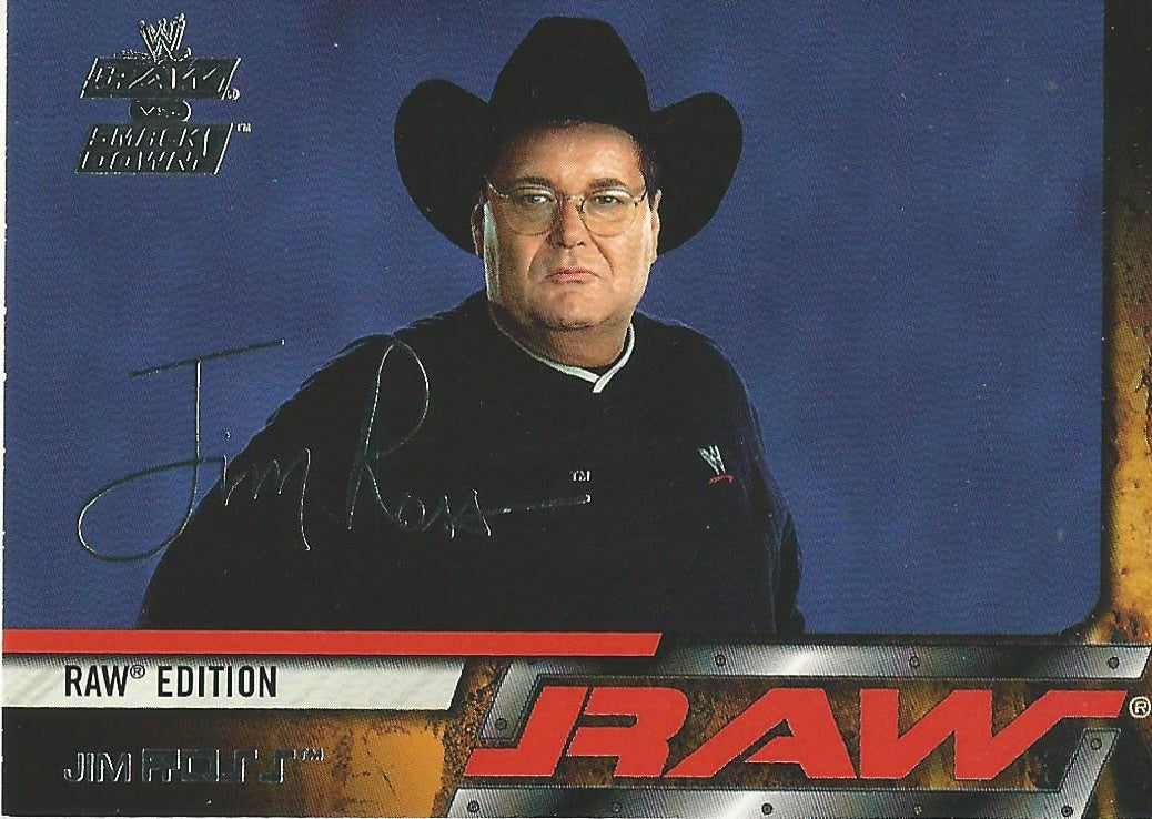 WWE Fleer Raw vs. SmackDown 2002 Jim Ross #5