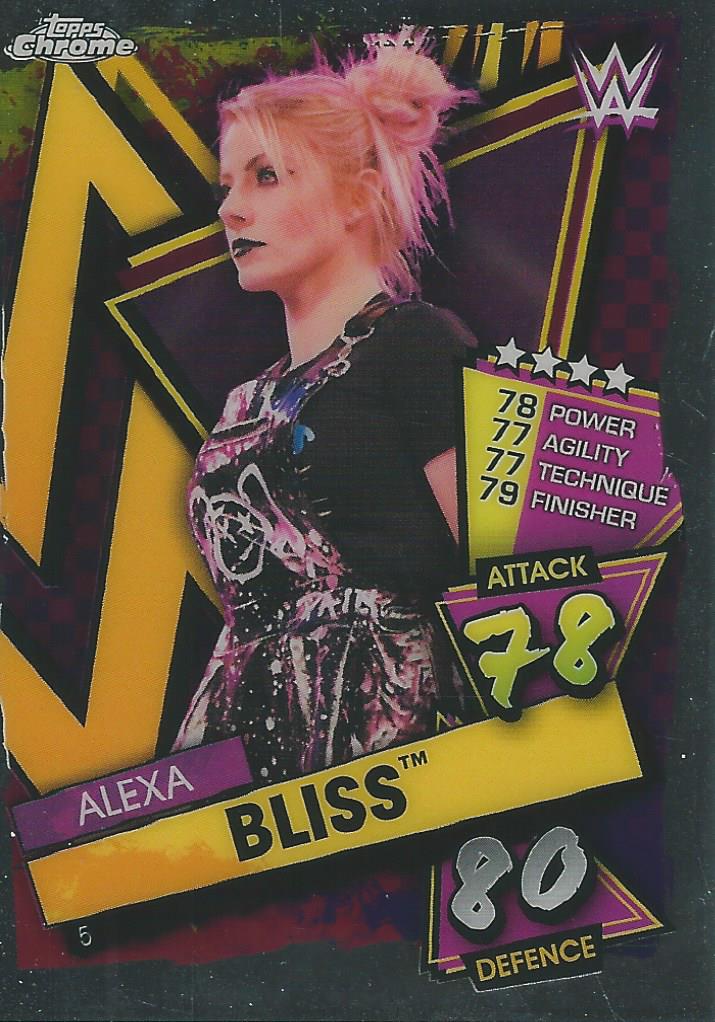 WWE Topps Slam Attax Chrome 2021 Alexa Bliss #5