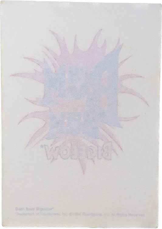 WWF Tattoos 1994 Bam Bam Bigelow Logo from Germany Pwcatalog