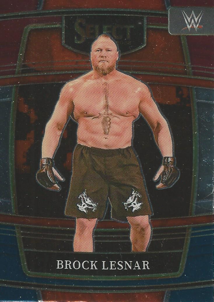 WWE Panini Select 2022 Red/Silver/Blue Brock Lesnar #5