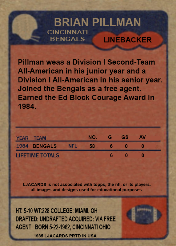 Brian Pillman – Bengals