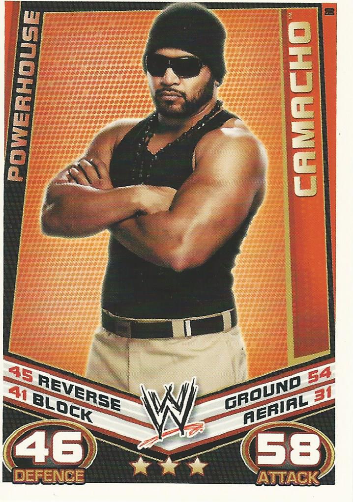 WWE Topps Slam Attax Rebellion 2012 Camacho #60