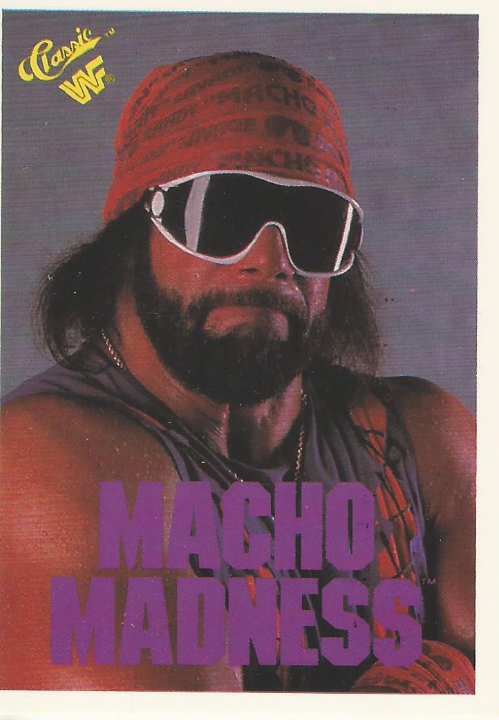 WWF Classic Trading Cards 1990 Macho Man Randy Savage No.60 trading card PW Catalog