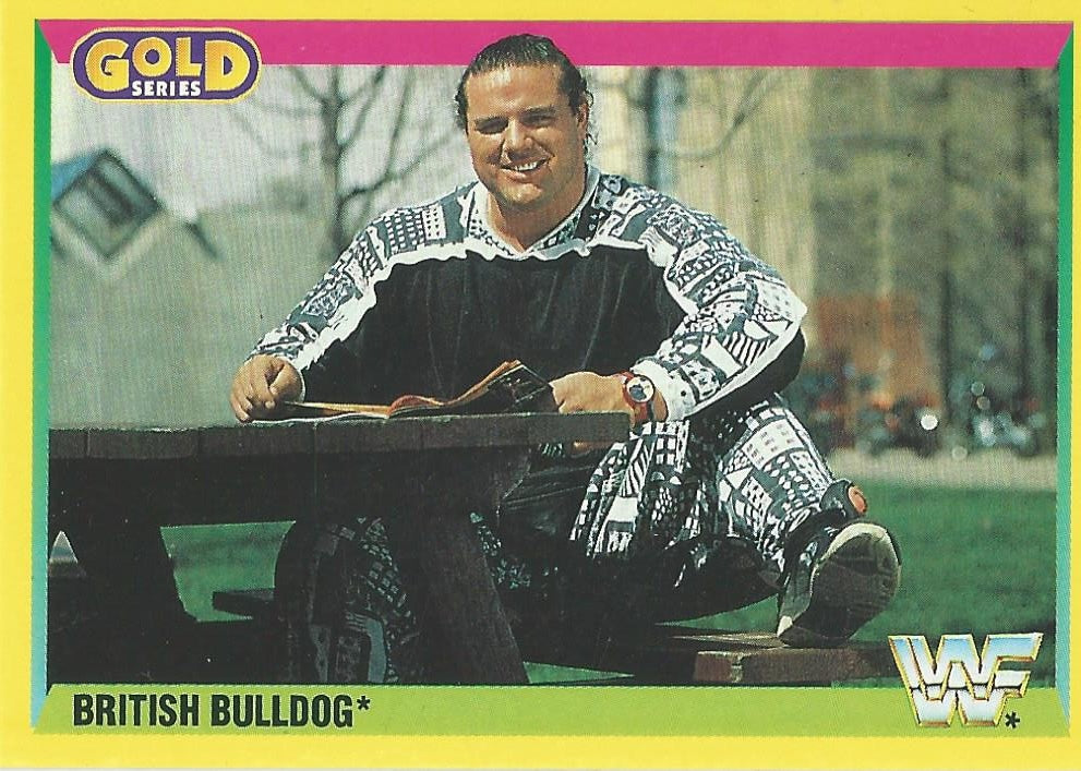 WWF Merlin Gold Series 2 1992 British Bulldog #60