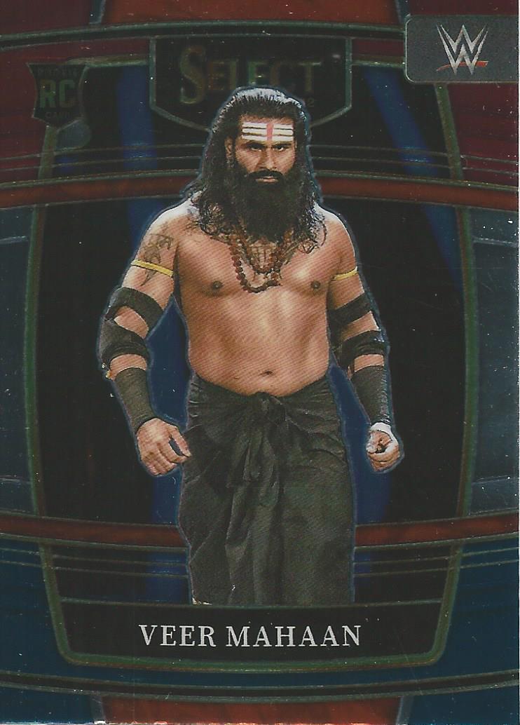 WWE Panini Select 2022 Red/Silver/Blue Veer Mahaan #60