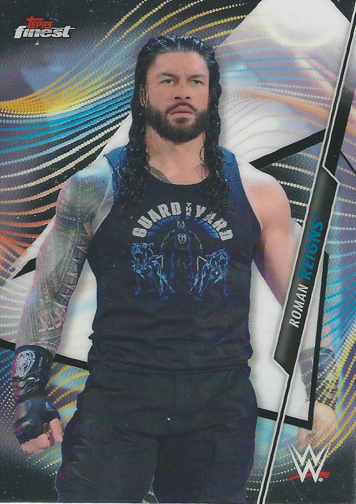 WWE Topps Finest 2020 Roman Reigns #60