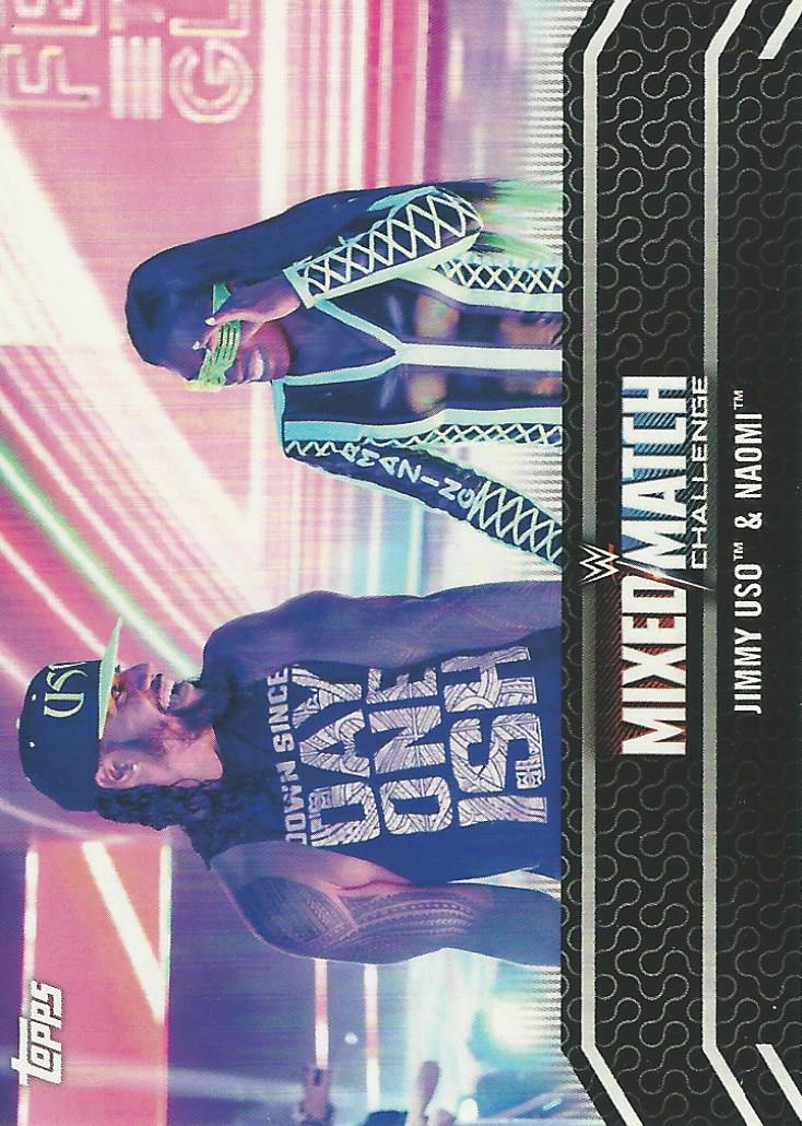 WWE Topps Women Division 2018 Naomi and Jimmy Uso MM-10 trading card PW Catalog