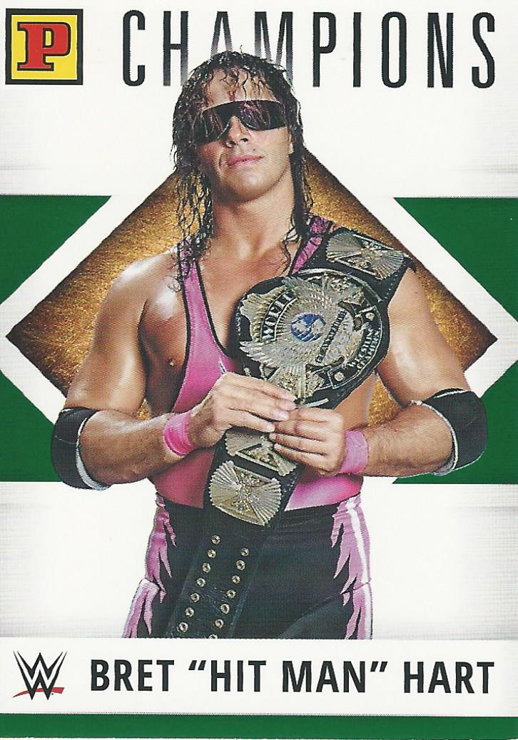 WWE Panini Debut Edition 2022 Bret Hart #159 Green