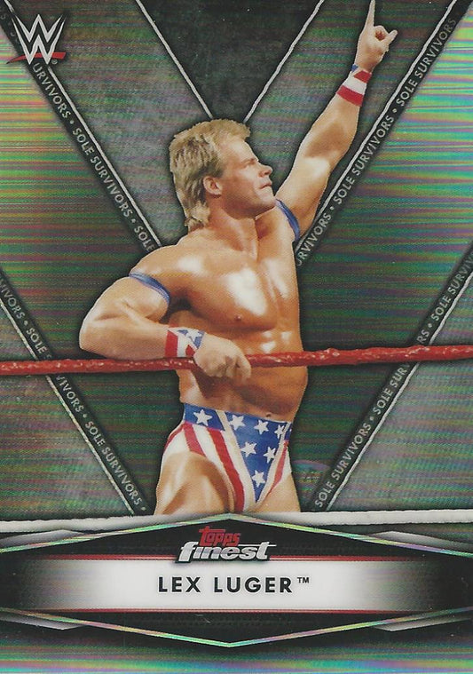 WWE Topps Finest 2021 Lex Luger SS-2 trading card PW Catalog