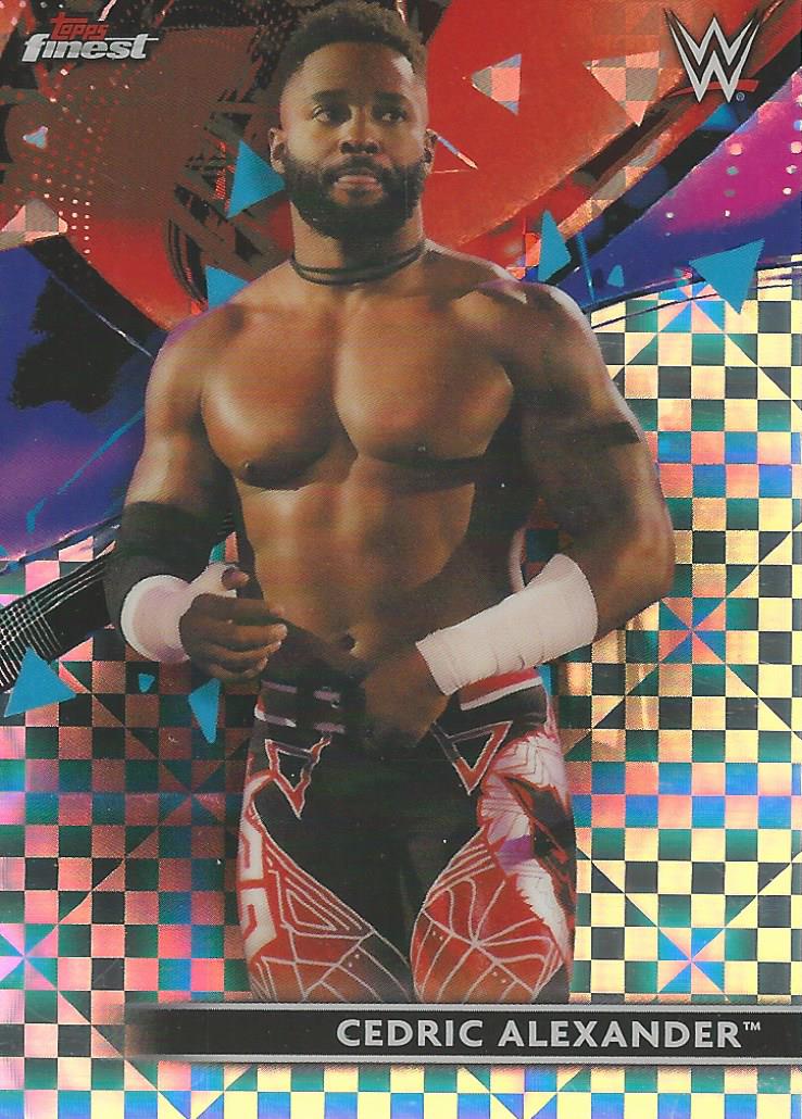 WWE Topps Finest 2021 Cedric Alexander X-Fractor #8
