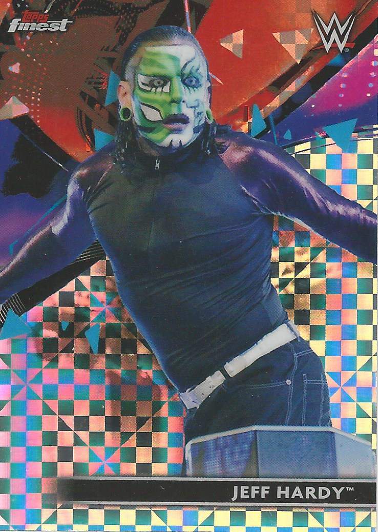 WWE Topps Finest 2021 Jeff Hardy X-Fractor #15