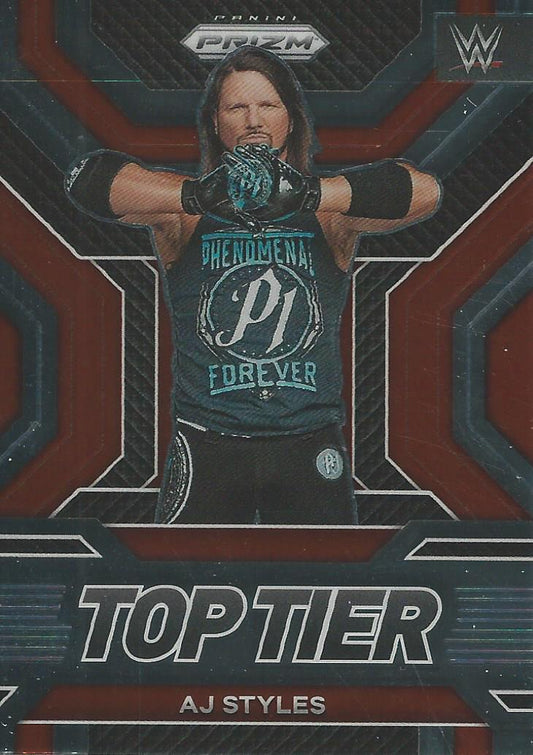 WWE Panini Prizm 2023 Top Tier AJ Styles #27