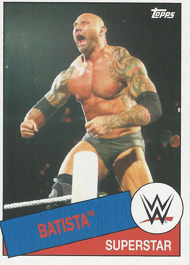 WWE Topps Heritage 2015 Batista #62