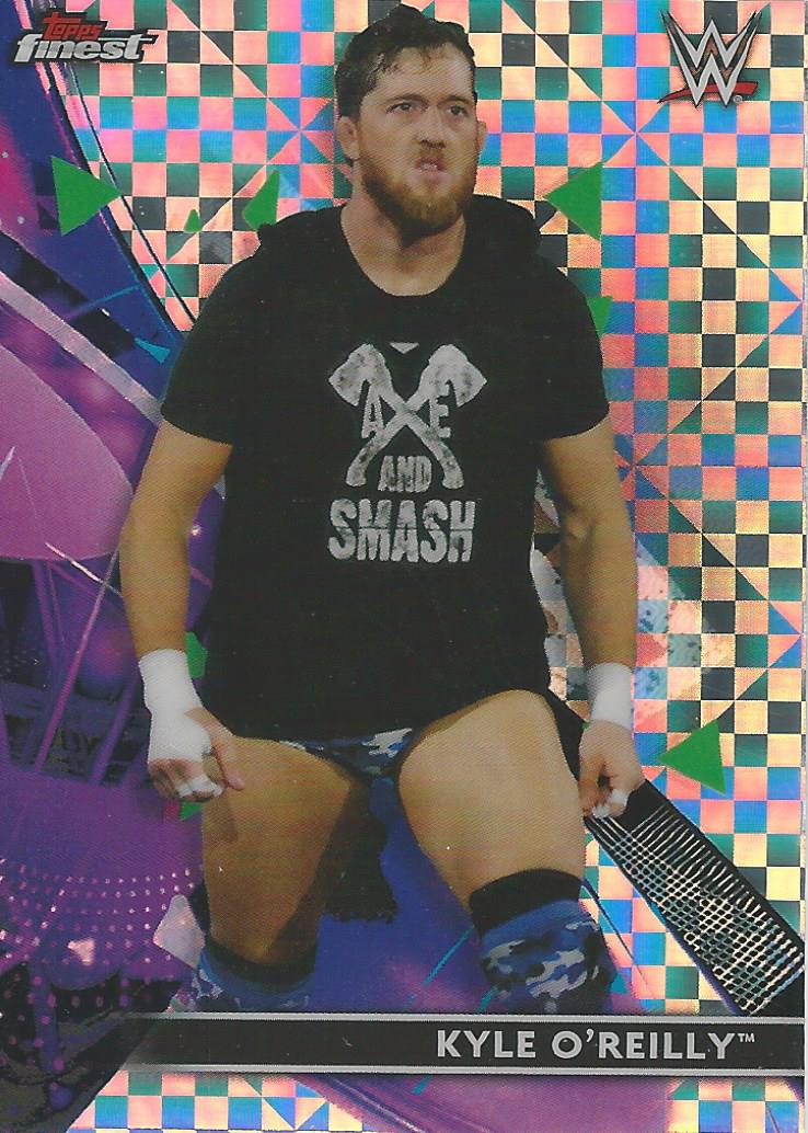 WWE Topps Finest 2021 Kyle O'Reilly X-Fractor #90