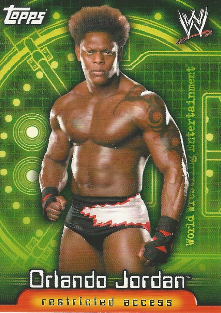 WWE Topps Insider 2006 Orlando Jordan #63