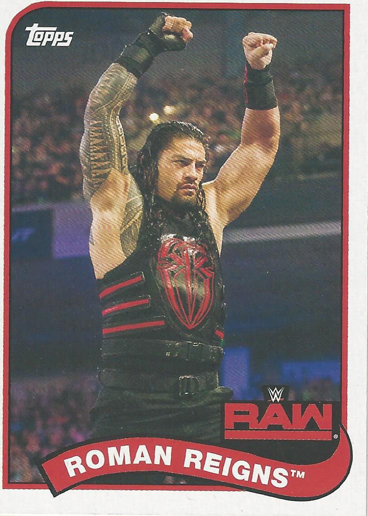 WWE Topps Heritage 2018 Roman Reigns #63
