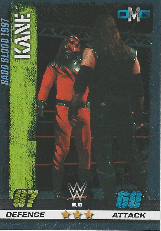 WWE Topps Slam Attax 10th Edition 2017 Kane #63