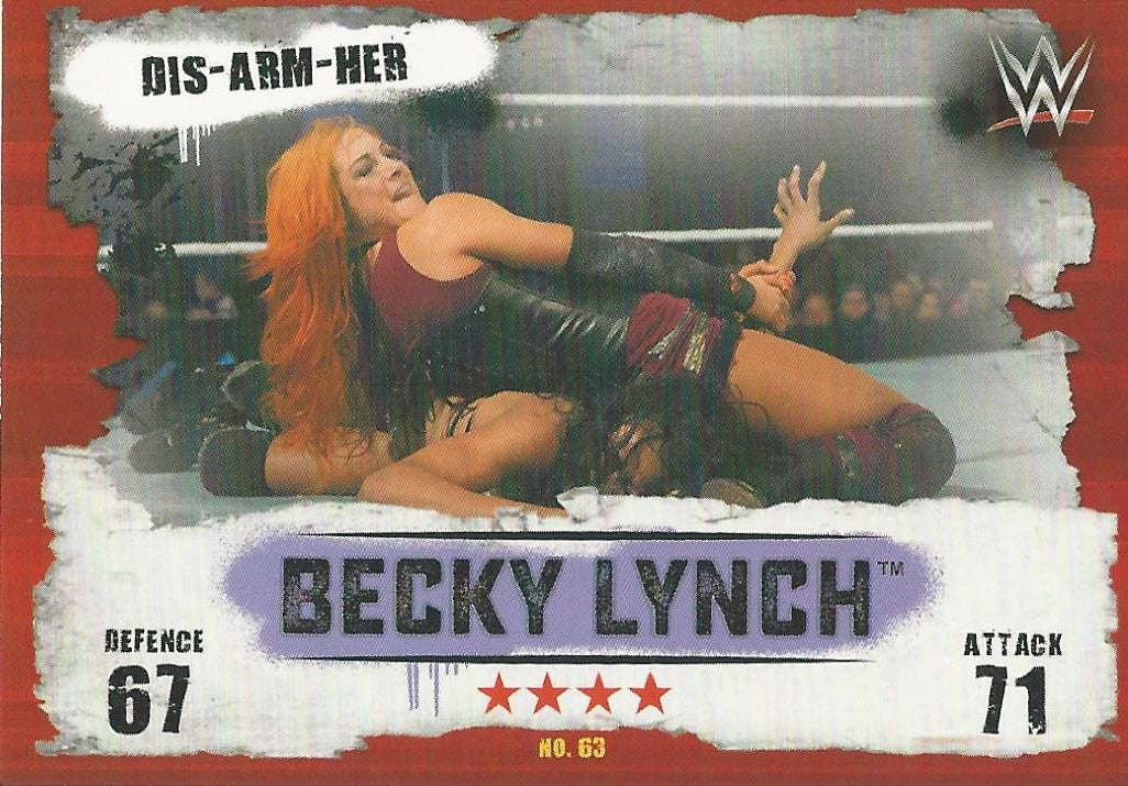 WWE Topps Slam Attax Takeover 2016 Becky Lynch #63