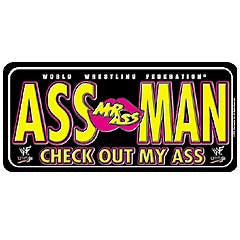 Mr. Ass Man License Plate