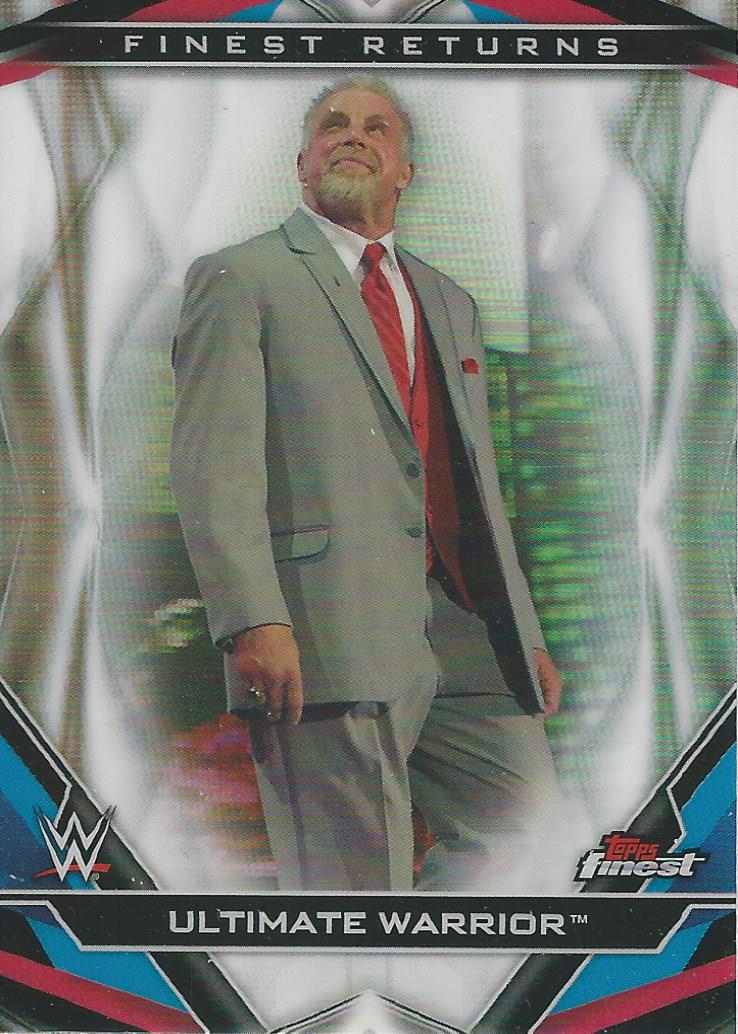 WWE Topps Finest 2020 Ultimate Warrior R-7 trading card PW Catalog