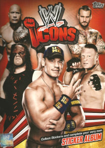 WWE Icons Stickers Album 2013 Stickers Album PW Catalog
