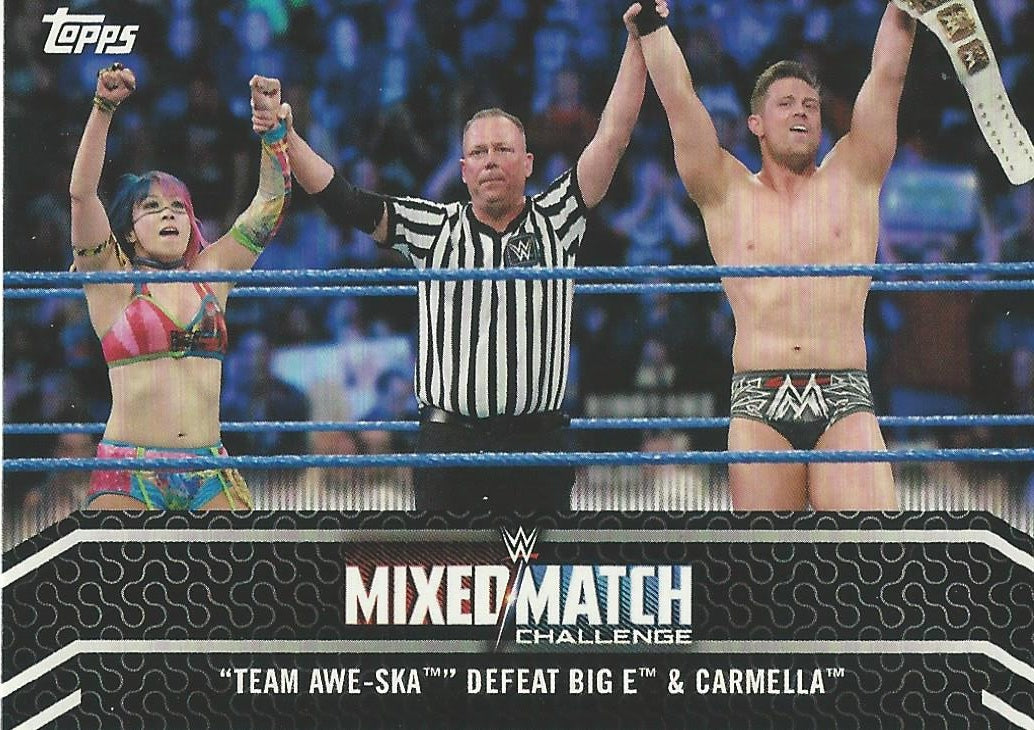 WWE Topps Women Division 2018 Asuka and The Miz MM-14