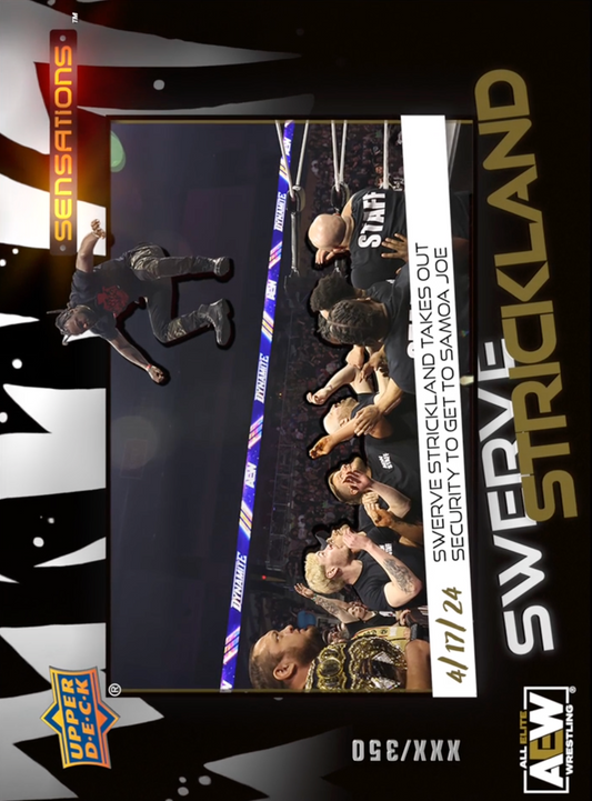 4/17/24 – Swerve Strickland – Swerve Strickland Takes Out Security to Get to Samoa JOE
