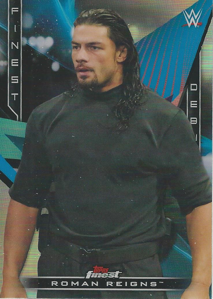 WWE Topps Finest 2020 Roman Reigns D-2 trading card PW Catalog