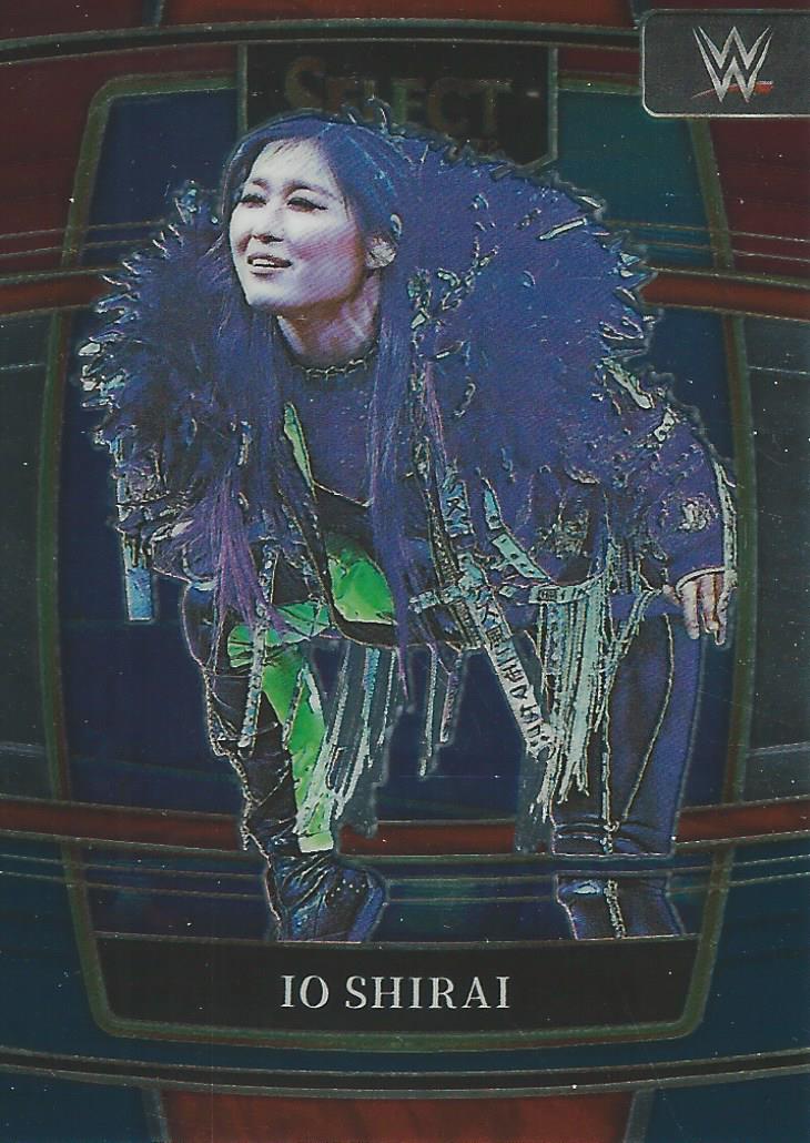 WWE Panini Select 2022 Red/Silver/Blue Io Shirai #99