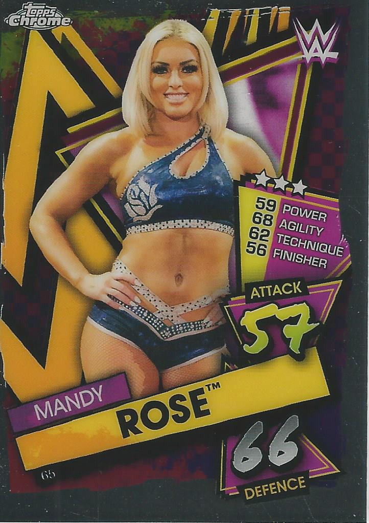 WWE Topps Slam Attax Chrome 2021 Mandy Rose #65