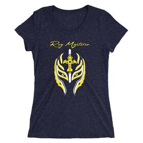 Rey Mysterio "Greatest Mask of All Time" Women's Tri-Blend T-Shirt T-Shirt PW Catalog
