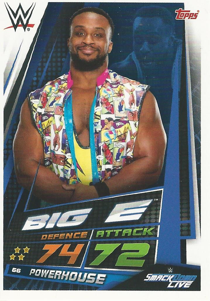 WWE Topps Slam Attax Universe 2019 Big E #66