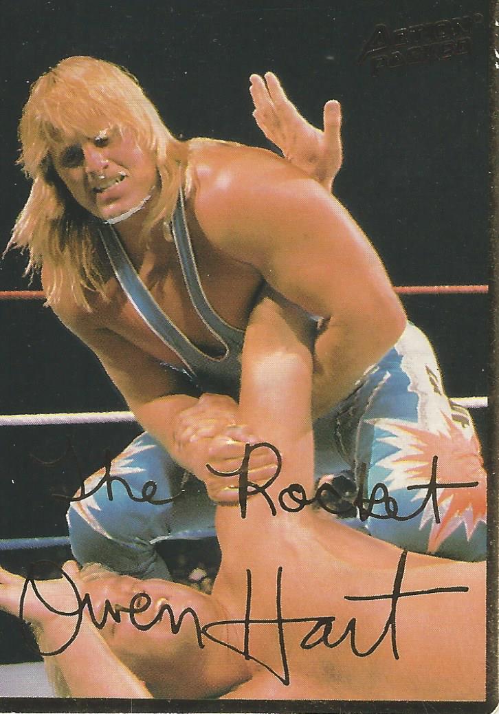 WWF Action Packed 1994 Trading Cards Owen Hart No.18 trading card PW Catalog