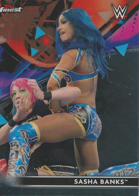 WWE Topps Finest 2021 Sasha Banks #67