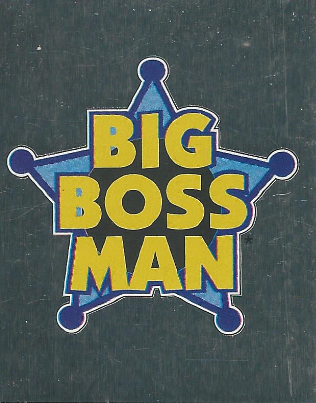 WWF Merlin Stickers 1991 Big Boss Man #67
