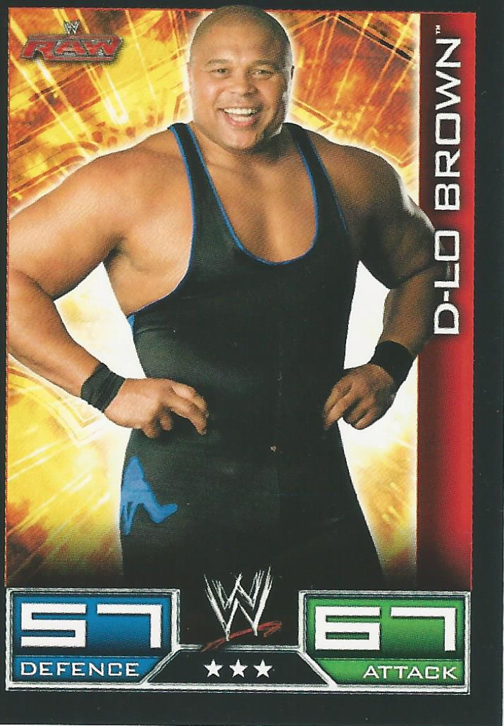 WWE Topps Slam Attax 2008 D-LO Brown #67
