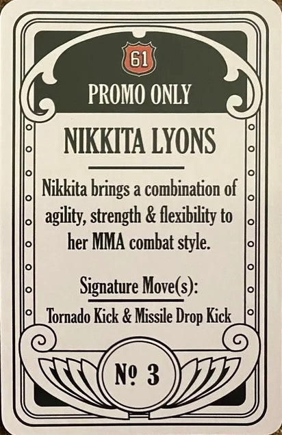 Nikkita Lyons trading card PW Catalog