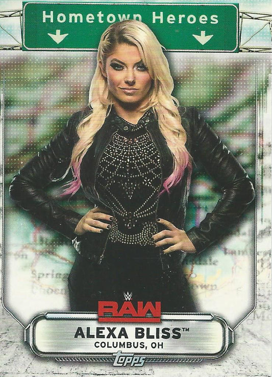 WWE Topps Raw 2019 Alexa Bliss HH-1 trading card PW Catalog