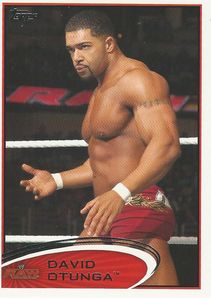 WWE Topps 2012 David Otunga #69