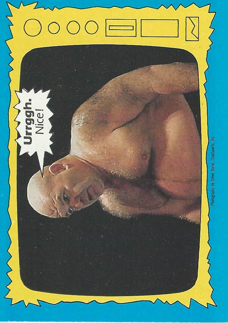 Topps WWF Wrestling Cards 1987 George Steele #69