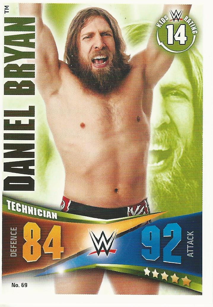 WWE Topps Slam Attax Rivals 2014 Daniel Bryan #69