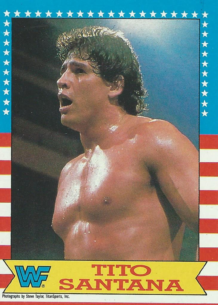 Topps WWF Wrestling Cards 1987 Tito Santana #6