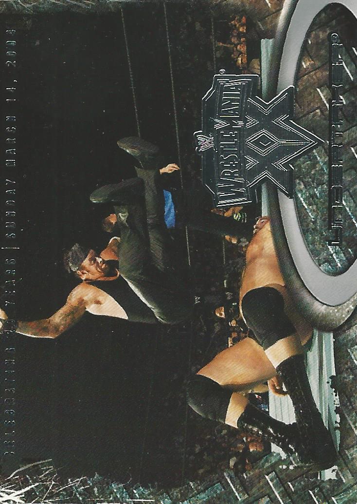 WWE Fleer Wrestlemania XX 2004 Undertaker #6