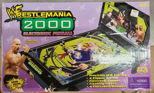 WWF WrestleMania 2000 Electronic Pinball Machine