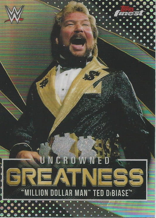 WWE Topps Finest 2021 Million Dollar Man Ted Dibiase UG-10 trading card PW Catalog