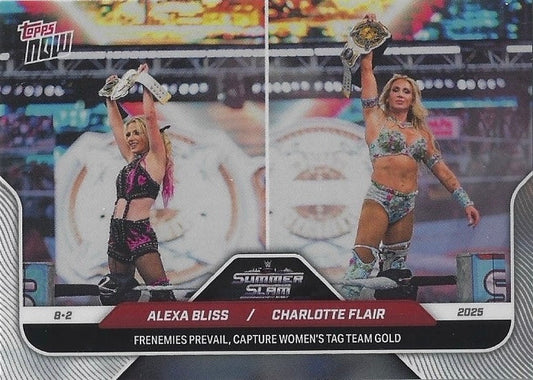 Alexa Bliss / Charlotte Flair Frenemies Prevail, Capture Women’s TAG Team Gold