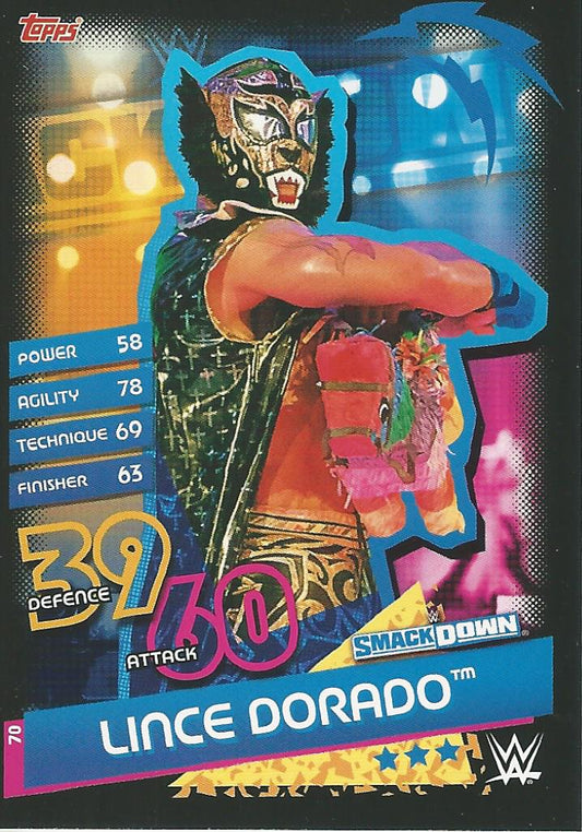 WWE Topps Slam Attax Reloaded 2020 Lince Dorado #70